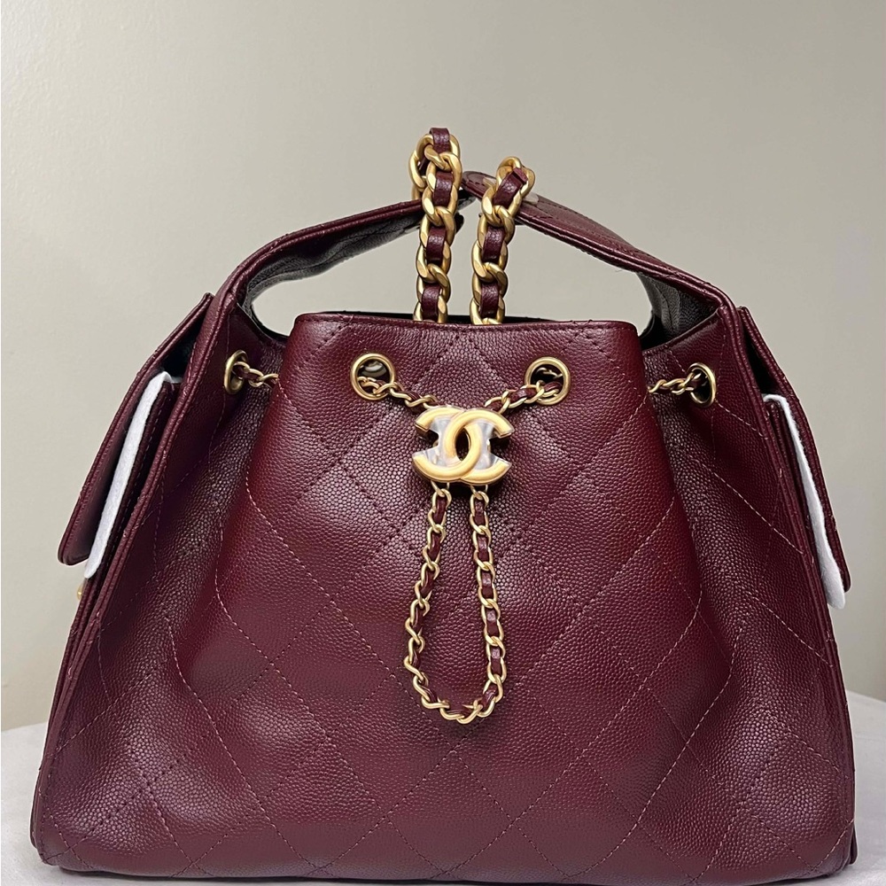 ♥️SOLD♥️ Chanel 25 Small - Burgundy Quilted Leather Bag